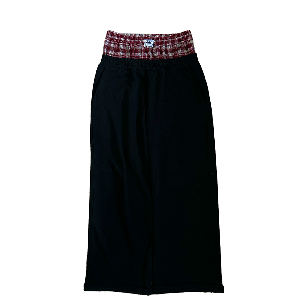 EXHIBIT STACKED WAIST (BLACK)